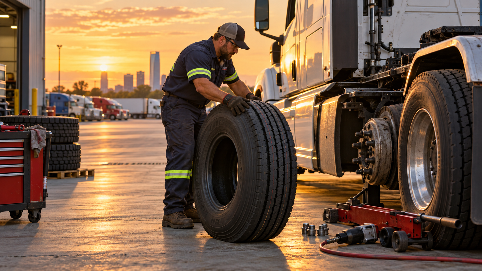 semi truck tire